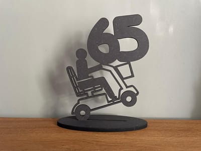 65 jaar verjaardag - 65 jaar - 65 jaar cadeau - 65 jaar verjaardag kaart - Verjaardag versiering - 65 jaar verjaardag artikelen