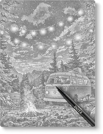Vw Busje Bij Kampvuur | Dot painting | 40x50cm | Dot painting | Oh My Dotz | Dots stippen | Diamond painting & Schilderen op nummer alternatief | Happy hobby