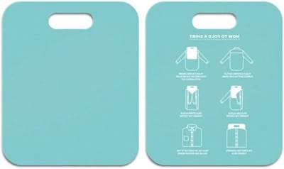 Shirt vouwplank, snelle kleding vouwplank, kledingmap voor T-shirts, rokken, truien, broeken, wasvouwbord, voor thuisopslag (blauw)