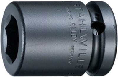 Stahlwille serie 50IMP Dopsleutel zeskant 1/2" / 18 - Chrome alloy Steel Gebruineerd - maat 18 - Prijs per stuk