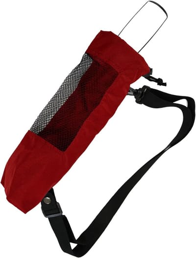 Parasolhoes - Trekhoes Beschermhoes - Parasol Beschermen - Met Draagband - 28cm Lang - Rood