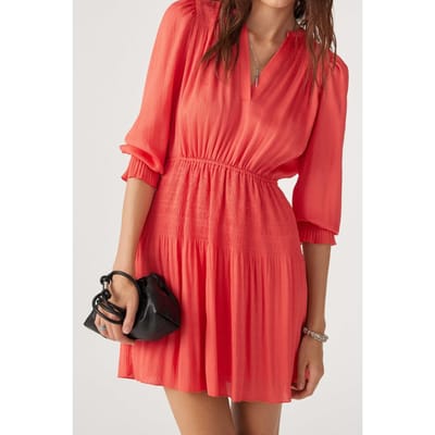 BA&SH Robe Kosee Corail Größe: L | Minikleider Outlet | Damen