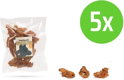 Beeztees Kip Krullen - hondensnack - 200 gram - 5 Verpakkingen
