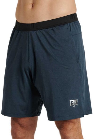 Leone1947 Melange Korte Broek Blauw L Man