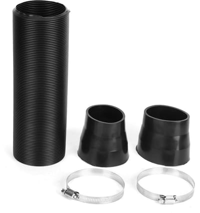 Dailygoods - Cold Air Intake Pipe - 3 inch - Eenvoudige installatie - Flexibele duct tube - Universele auto accessoires - Geschikt voor diverse voertu...