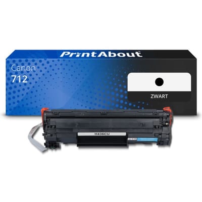 PrintAbout huismerk Toner 712 Zwart Geschikt voor Canon