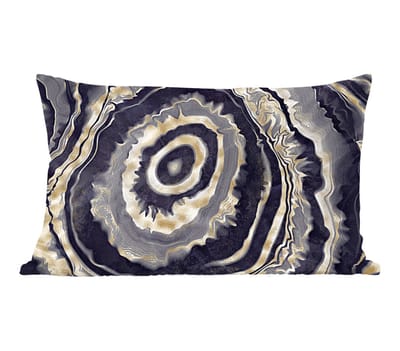 Sierkussens - Kussentjes Woonkamer - 60x40 cm - Agaat - Goud - Geode steen - Marmer