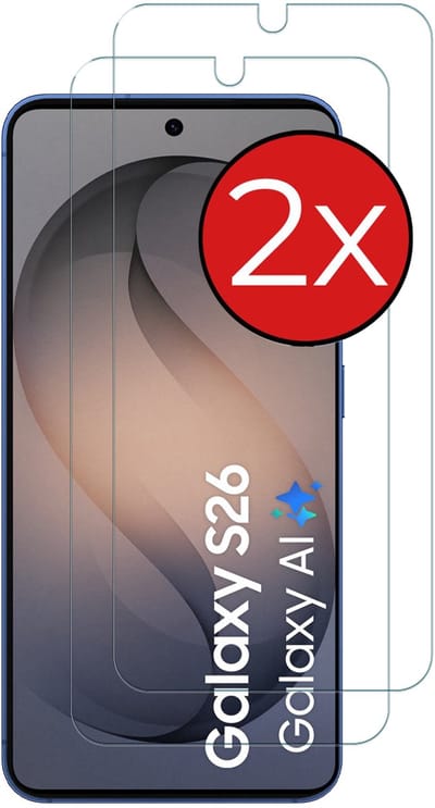 Screenprotectors geschikt voor Samsung Galaxy S26 - Arara gehard glas Tempered Glass - 2 Stuks