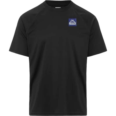 Kappa Guty T-shirt Met Korte Mouwen Zwart S Man