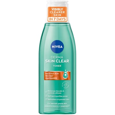 Nivea Derma Skin Clear Normaliserende Toner Met Salicylzuur 200ml