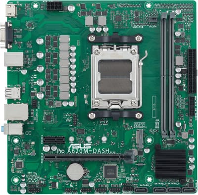 ASUS A620M-DASH-CSM Moederbord - AMD A620 - AMD AM5 - DDR5 RAM - Micro-ATX