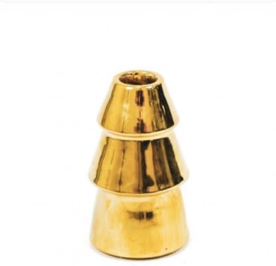Housevitamin - kerstboom- gouden kerstboom - kaarsenstandaard - kandelaar