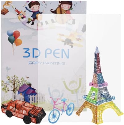 Maaleo 3D Pen Sjablonenboek Filament - 40 Creatieve Ontwerpen voor 3D Kunst
