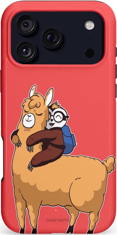 Casetastic hoesje geschikt voor Apple iPhone 17 Pro Max - MagSafe - Dubbellaagse bescherming - Lui en lekker - Fashion Case - Koraal Goud