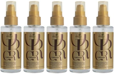 5x Wella Oil Reflections Luminous Smoothening Oil 100ml