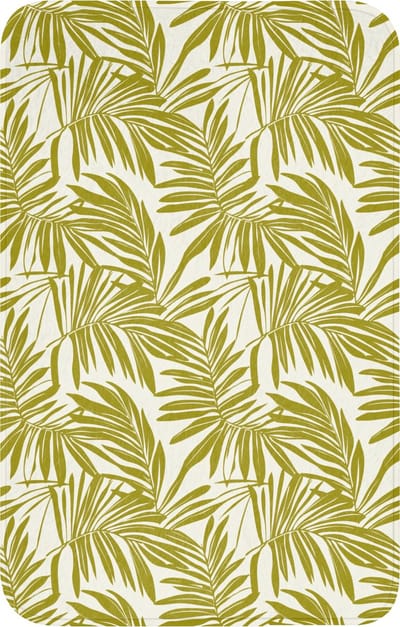 WC mat 50x80 cm - Antislip - Palmblad - Patroon - Groen - Toiletmat - Vloermat - Douchemat - Toilet tapijt - Toiletmatten