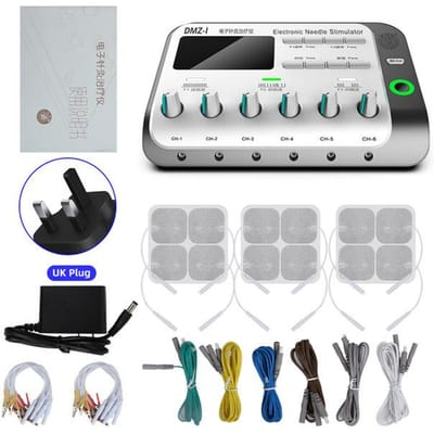 6 Kanalen TENS Unit Professionele Fysiotherapie Elektroacupunctuur Massager Lichaam TENS Acupunctuur Elektrostimulator EMS Massage