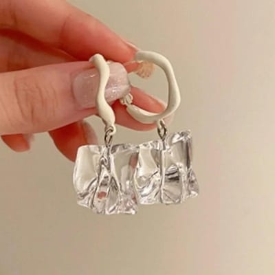 Transparante Onregelmatige Acryl Oorbellen Voor Vrouwen Koreaanse Heldere Geometrische Pendientes Drop Oorbellen Trends Hangende Feest Sieraden brown