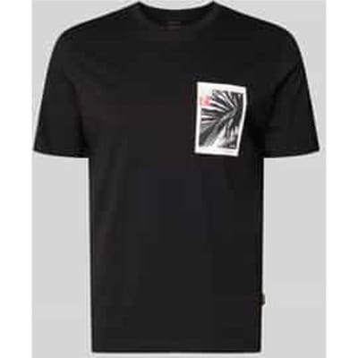 regular fit T-shirt van puur katoen model 'TE_BOARD'