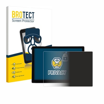 BROTECT - privacy screenprotector voor Wortmann Terra Pad 1200V2 12.3" - Folie Beschermfolie Blauwlichtfilter