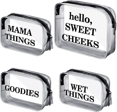 4x Waterdichte Luiertas Organizer Set voor Luiers en Accessoires