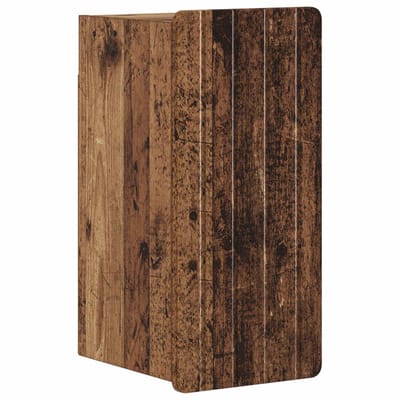 vidaXL - Badkamer - wandkast - ZWOLLE - Oud - hout - 30 - x - 31 - x - 63 - cm - Bewerkt - hout
