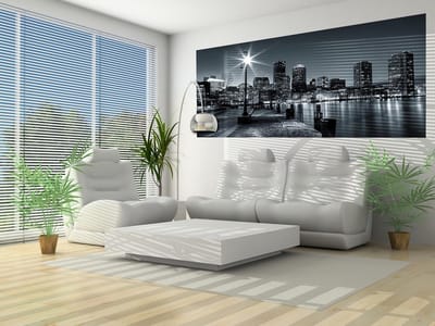 City Skyline Photo Wallcovering