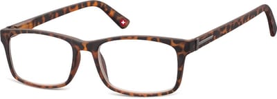 Montana Leesbril Mr73a Rechthoekig Turtle Bruin Sterkte +1.50