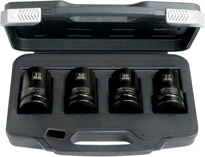 Slagdoppen Set - Universele Doppen - Hoge Koppel Klussen - Metrische Maten - 1 inch Aandrijving