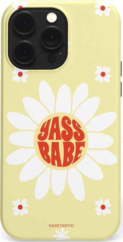 Casetastic Hoesje Geschikt voor Apple iPhone 14 Pro Max Magsafe - Stijlvolle Beschermende Duo-layer Case - Yass babe