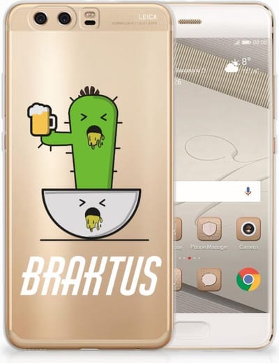 TPU Hoesje voor Huawei P10 Plus Telefoonhoesje met Naam Braktus