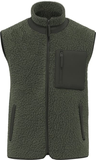 Native Spirit Ecologische uniseks bodywarmer van sherpa NS624 - Forest Khaki / Dark Forest Khaki - 3XL