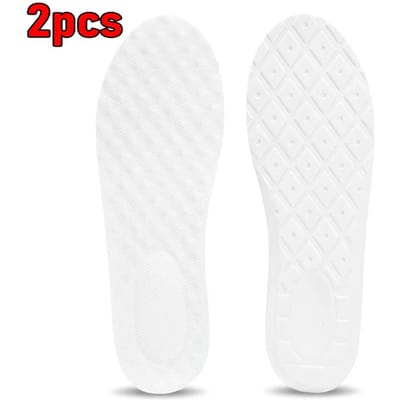 Sportschoenen Inlegzolen Superzachte loopzool voor voeten Schokabsorptiemanden Schoenzool Steunzool Orthopedische inzetstukken EU 39-40 white