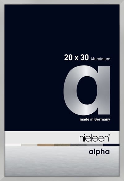 Nielsen Alpha Aluminium Fotolijst Frosted Silver 20x30cm
