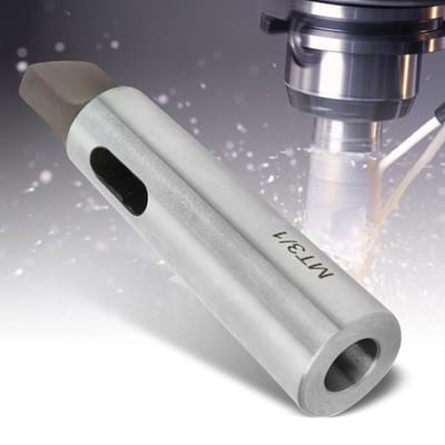Adaptateur Réducteur Cône Manchon de Perçage Argent Haute Dureté Résistance à l'Usure MT3 à MT1