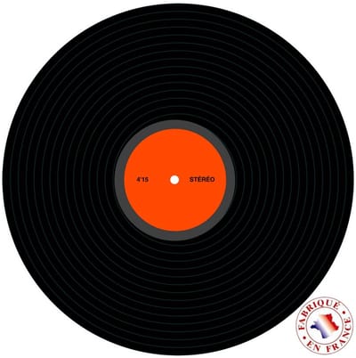 CHRISTIANFABRICATIONS - Disco decoratie vinylplaat 30 cm van karton