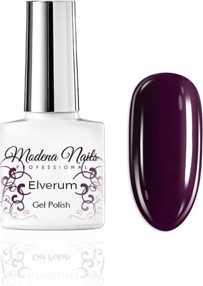 Modena Nails Gellak Autumn/Winter - Elverum 7,3ml. - Paars - Glanzend - Gel nagellak - Gel nagellak