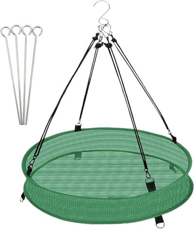 Voedersilo Buitenshuis - Voederplateau Hangbaar - Vogels Voeren - Anti-mors Design - 50 cm - N.v.t.