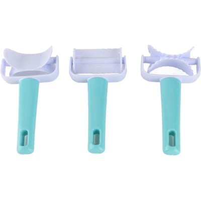 3 Pièces/Ensemble Coupe-Pâte Rouleau Accessoire de Pâtisserie DIY pour Wonton Biscuit Cookies Ravioli Gâteau