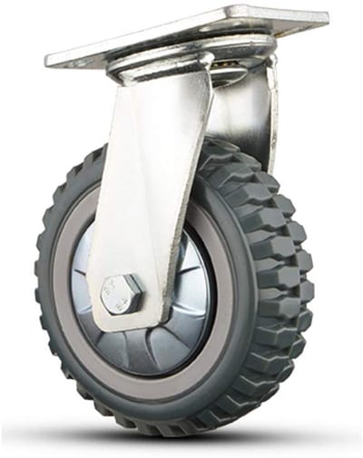 Industriële Zwenkwielen - Verrijdbare Wielen - Mobiele Werkplekken - Dubbele Kogellagers - 100-200mm Diameter