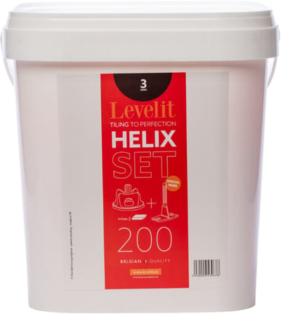 HELIX by Levelit - Levelling kit - 3 mm - 200 stuks