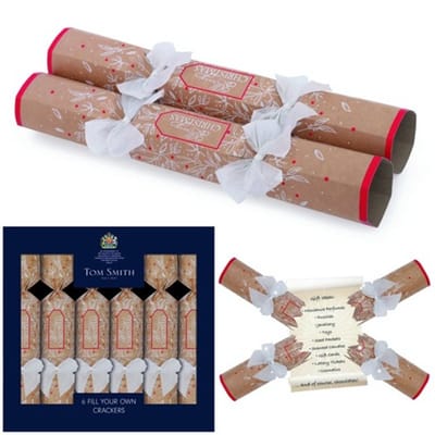 Tom Smith Christmas crackers fill your own hex 6st