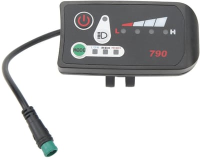 Allecto - LED Power Display Panel - Elektrische Fiets Meter - Waterdicht - 22,2 mm Stuur - Modificatie Display - Geschikt voor E-bikes