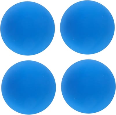 Stuiterballen Set - Elastische Rubberen Ballen - Coördinatie Training - Holle Lichtgewicht Kern - 6 cm Diameter - Blauw