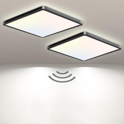 LED Plafondlamp met Bewegingsmelder - 3 Kleuren en Efficiënte Energiebesparing - 15W, 18cm voor Binnengebruik