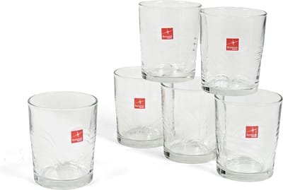Bormioli Drinkglazen - 6 stuks - transparant - glas - 280 ml - Drinkglas/waterglas/tumblerglas