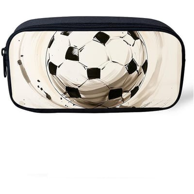 Nieuwe voetbal basisschool en middelbare school leerlingen vrije tijd eenvoudige en veelzijdige kinder potloodtas etui sportstijl