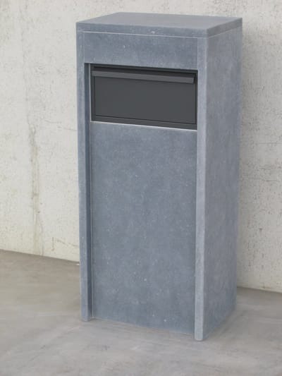 Vasp Pakketbrievenbus Alicante - Natuursteen - Blauwe Hardsteen - 46x102x34cm