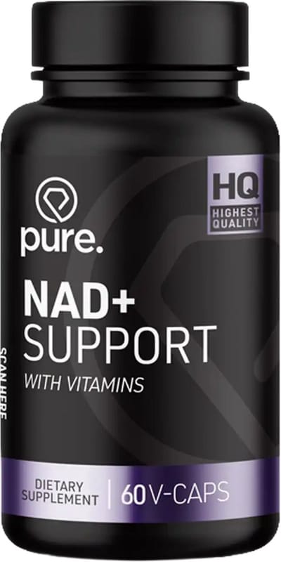 Pure. NAD+ Support – Nicotinamide Riboside & B-vitaminen – 60 vegan capsules