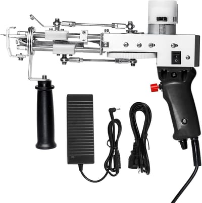 Premium Tufting Gun Beginnerspakket - Borduurmachine- Naaimachine Inclusief Accessoires - Zwart